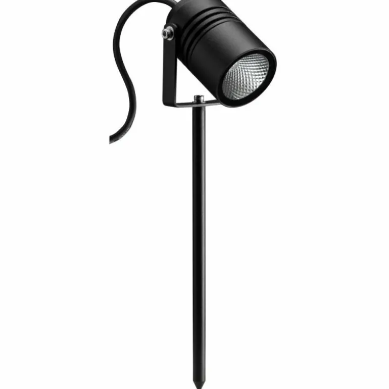 spot sur pieu LCD TYP 5018 LED Noir, 1 lumière