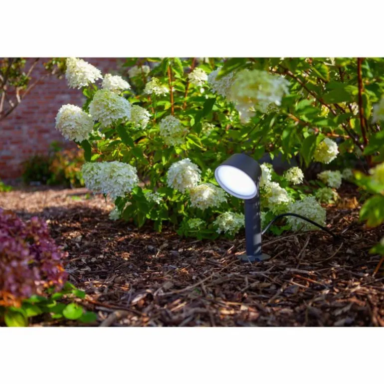 Spot sur pieu Lutec Dakota LED Anthracite, 1 lumière