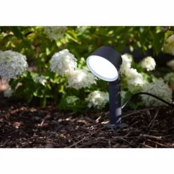 Spot sur pieu Lutec Dakota LED Anthracite, 1 lumière