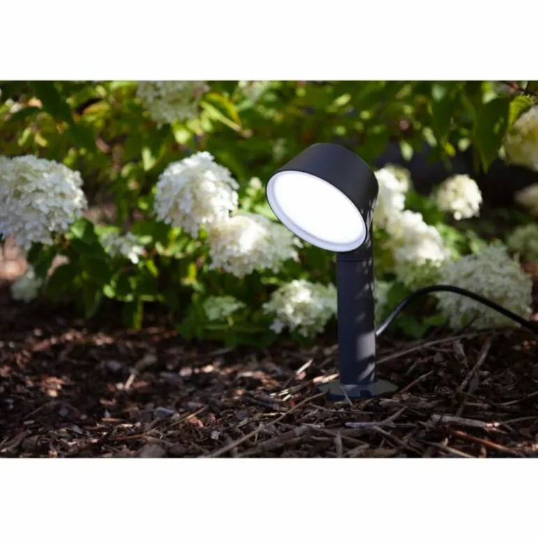 Spot sur pieu Lutec Dakota LED Anthracite, 1 lumière