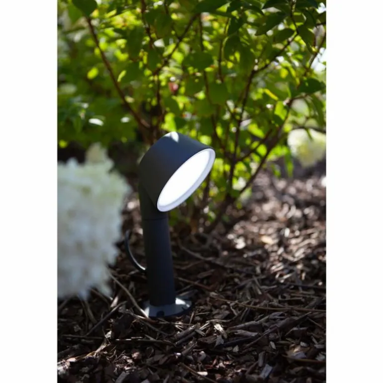 Spot sur pieu Lutec Dakota LED Anthracite, 1 lumière