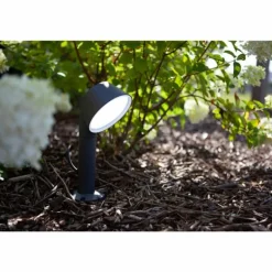 Spot sur pieu Lutec Dakota LED Anthracite, 1 lumière