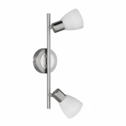 Spot Trio CARICO LED Nickel mat, 2 lumières