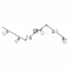 Spot Trio CARICO LED Nickel mat, 6 lumières