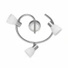 Spot Trio CARICO LED Nickel mat, 3 lumières