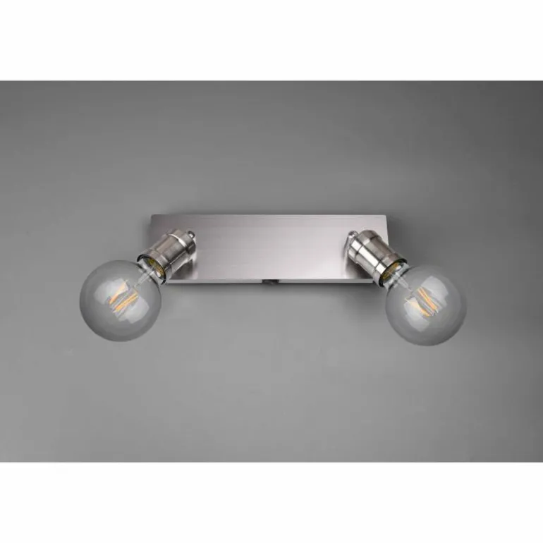 Spot Trio CARL Nickel mat, 2 lumières