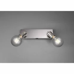 Spot Trio CARL Nickel mat, 2 lumières