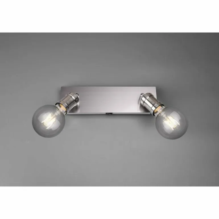 Spot Trio CARL Nickel mat, 2 lumières