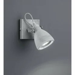 Spot Trio CONCRETE LED Gris, 1 lumière