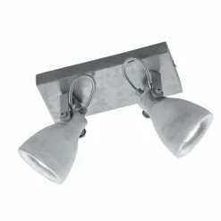 Spot Trio CONCRETE LED Gris, 2 lumières
