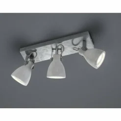 Spot Trio CONCRETE LED Gris, 3 lumières