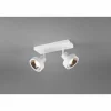 Spot Trio Leon LED Blanc, 2 lumières