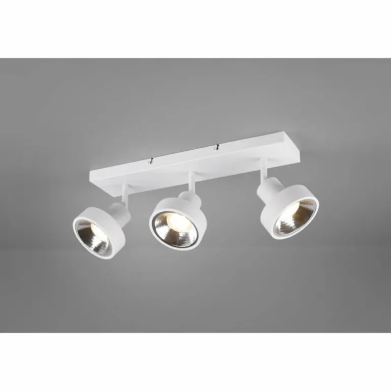Spot Trio Leon LED Blanc, 3 lumières