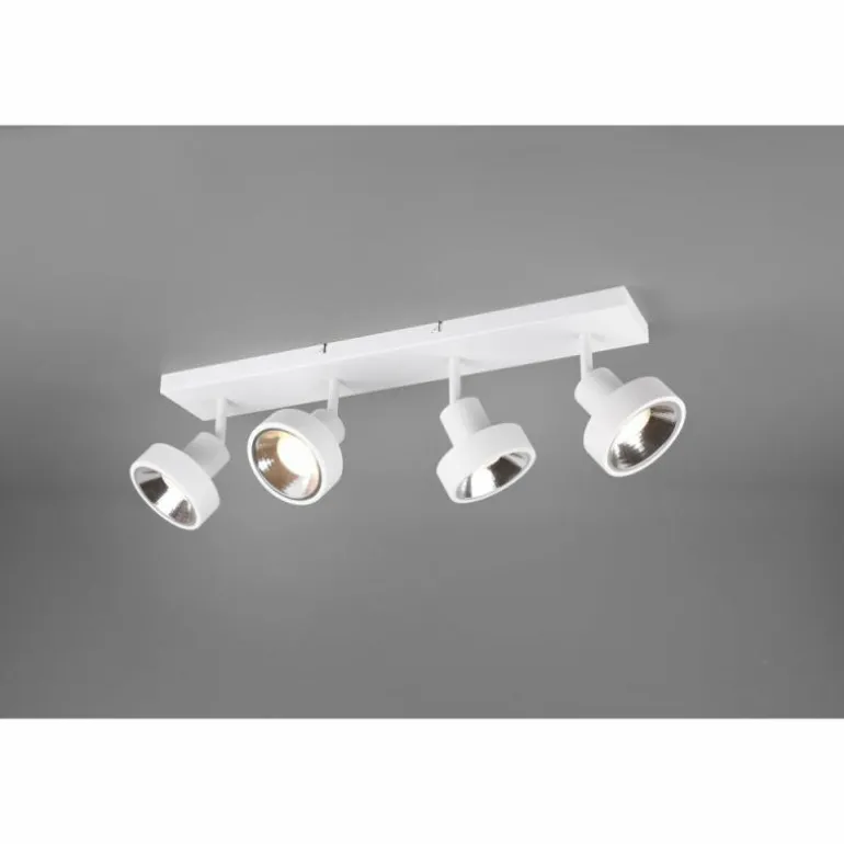 Spot Trio Leon LED Blanc, 4 lumières
