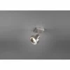 Spot Trio Leon LED Nickel mat, 1 lumière