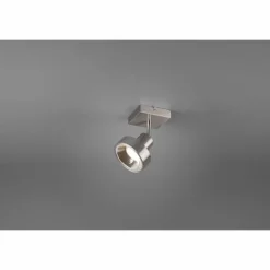 Spot Trio Leon LED Nickel mat, 1 lumière