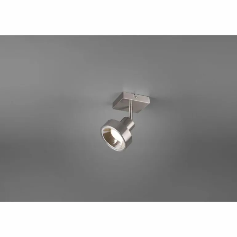Spot Trio Leon LED Nickel mat, 1 lumière