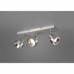 Spot Trio Leon LED Nickel mat, 3 lumières
