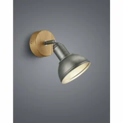 Spot Trio Leuchten DELHI Nickel mat, 1 lumière