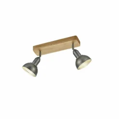 Spot Trio Leuchten DELHI Nickel mat, 2 lumières