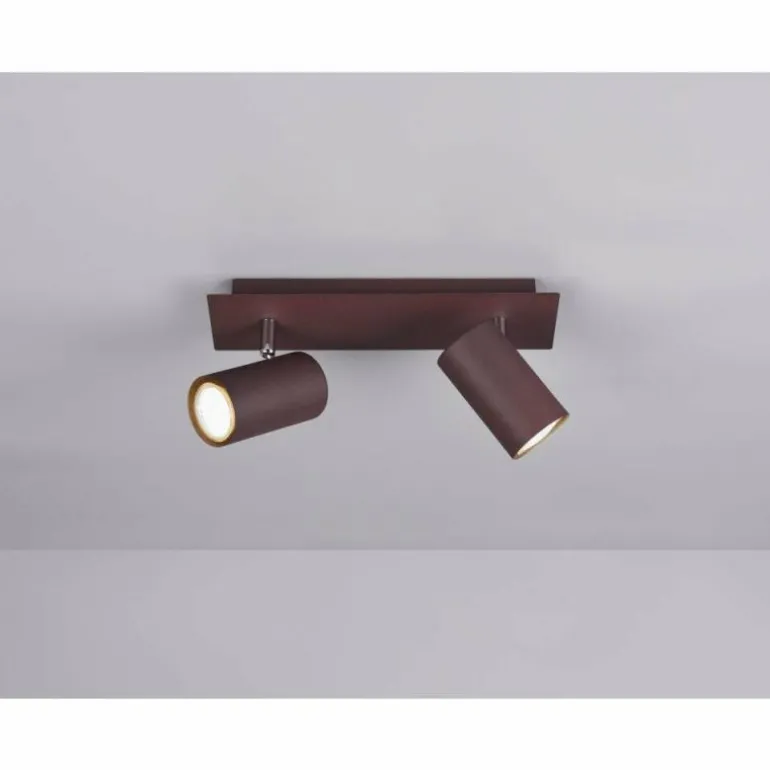 Spot Trio Leuchten MARLEY Rouille, 2 lumières