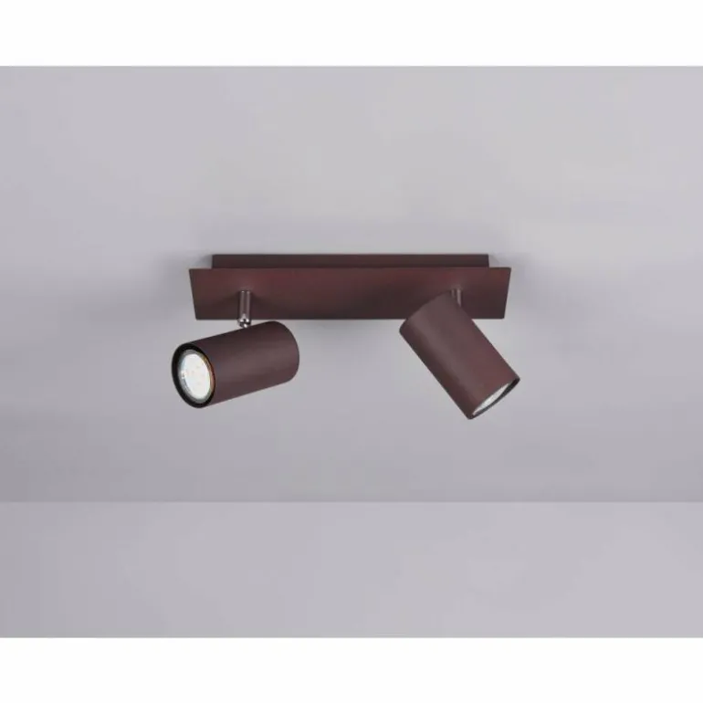 Spot Trio Leuchten MARLEY Rouille, 2 lumières