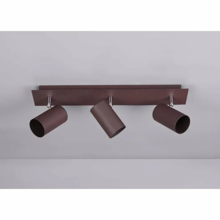 Spot Trio Leuchten MARLEY Rouille, 3 lumières