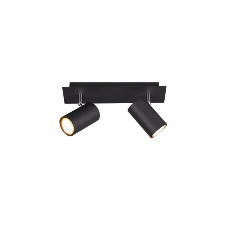 Spot Trio Leuchten MARLEY Noir, 2 lumières