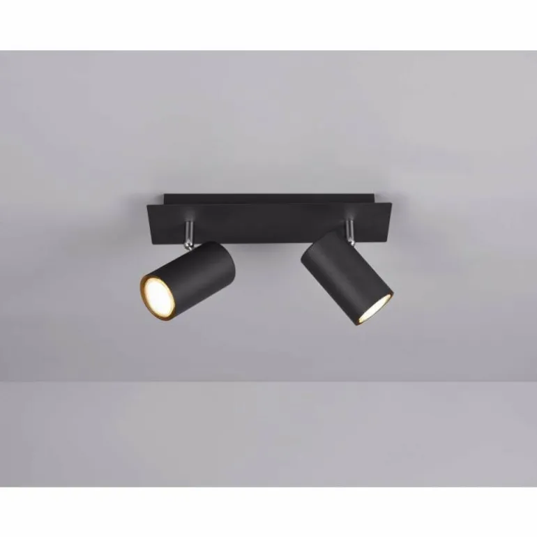 Spot Trio Leuchten MARLEY Noir, 2 lumières