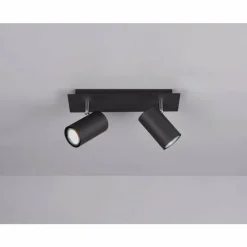 Spot Trio Leuchten MARLEY Noir, 2 lumières