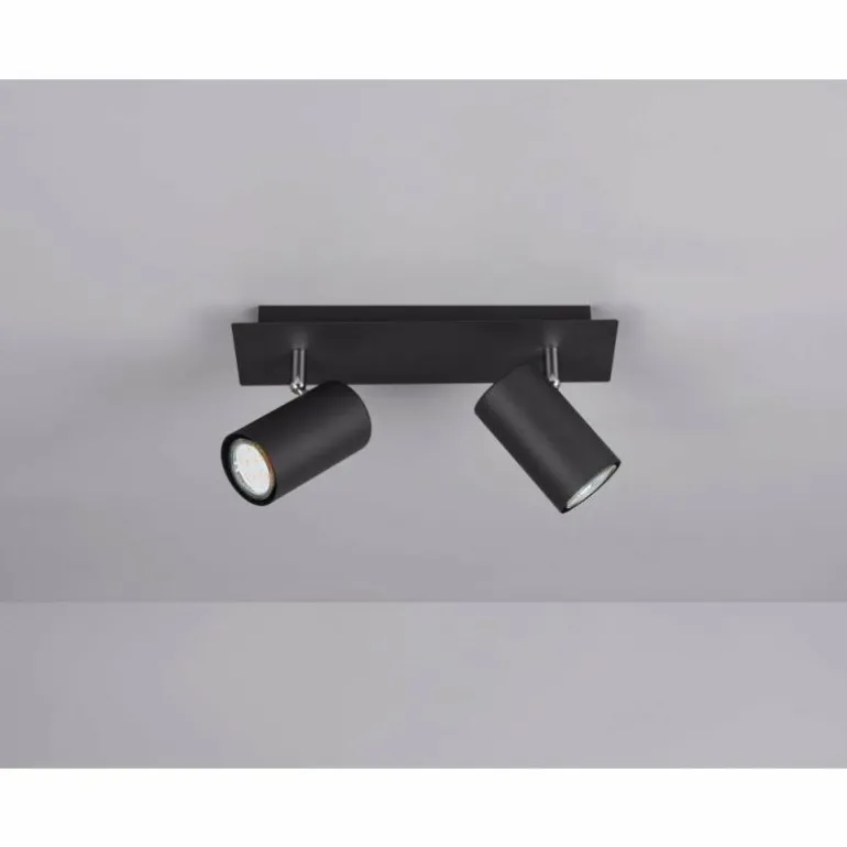 Spot Trio Leuchten MARLEY Noir, 2 lumières