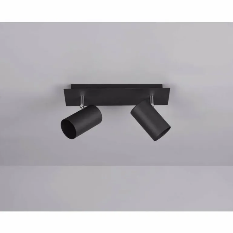 Spot Trio Leuchten MARLEY Noir, 2 lumières
