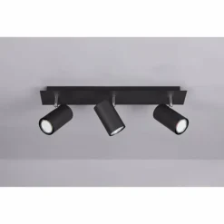 Spot Trio Leuchten MARLEY Noir, 3 lumières