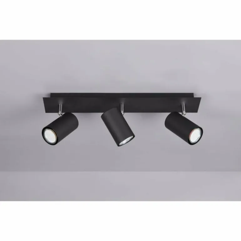 Spot Trio Leuchten MARLEY Noir, 3 lumières