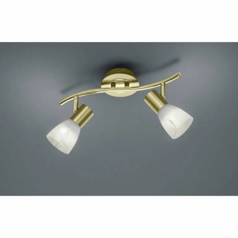 Spot Trio LEVISTO LED Laiton, 2 lumières
