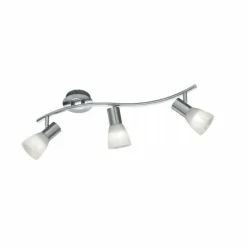 Spot Trio LEVISTO LED Nickel mat, 3 lumières