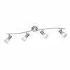 Spot Trio LEVISTO LED Nickel mat, 4 lumières