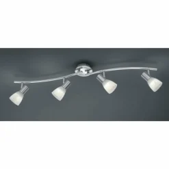 Spot Trio LEVISTO LED Nickel mat, 4 lumières