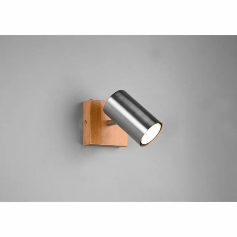 Spot Trio Marley Bois clair, 1 lumière