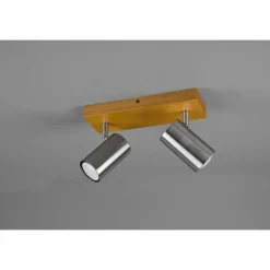 Spot Trio Marley Bois clair, 2 lumières