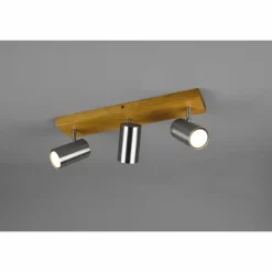 Spot Trio Marley Bois clair, 3 lumières