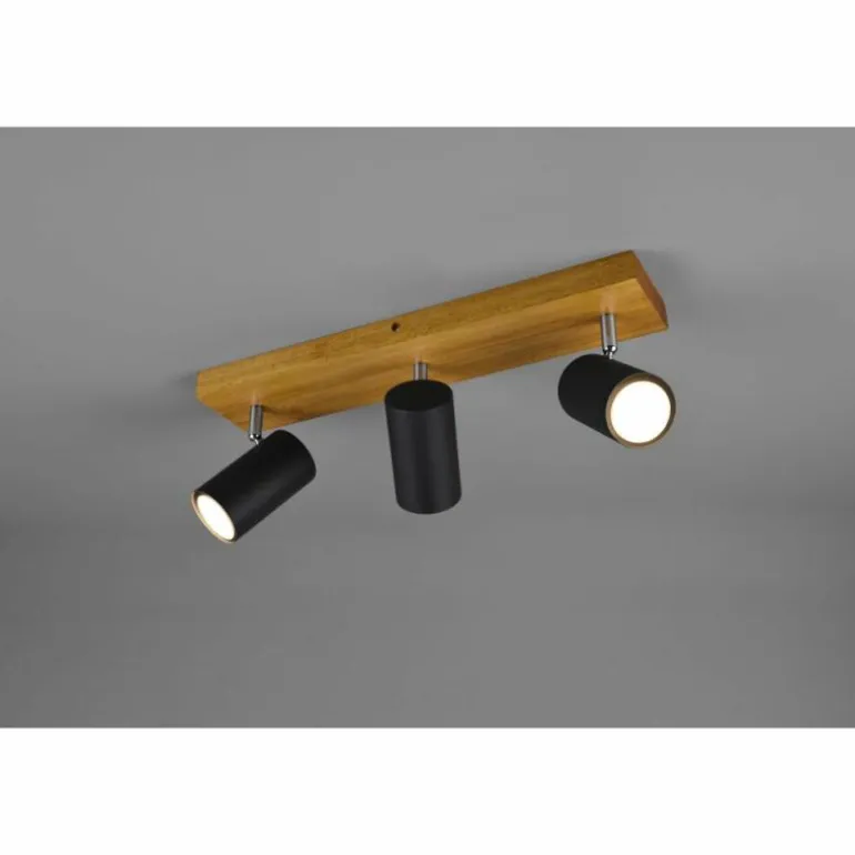 Spot Trio Marley Bois clair, 3 lumières