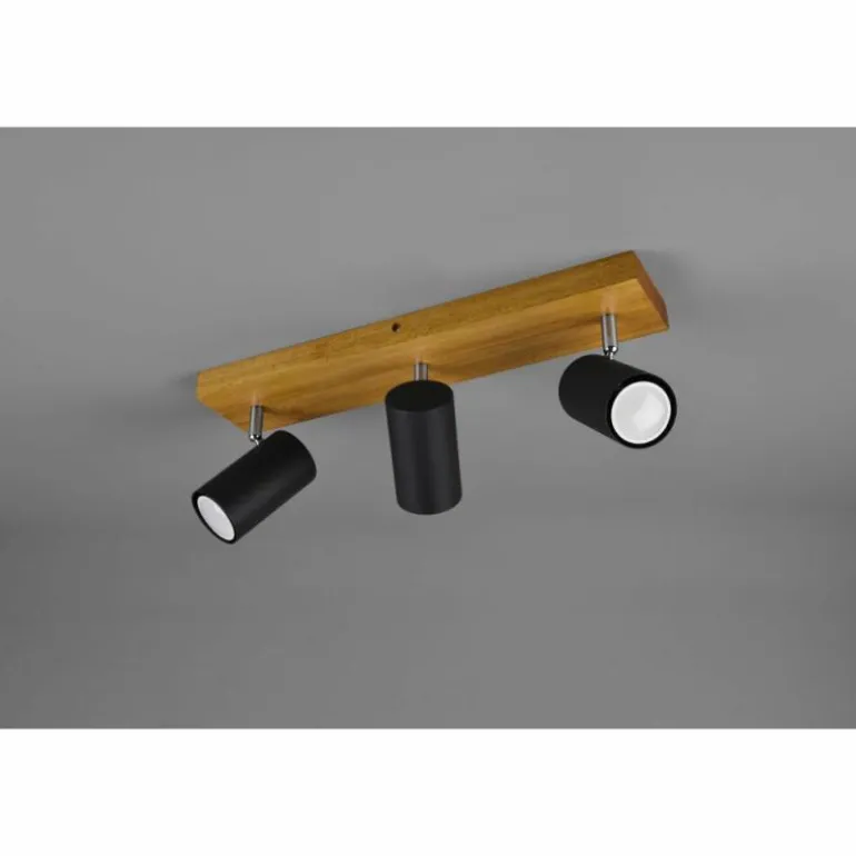 Spot Trio Marley Bois clair, 3 lumières