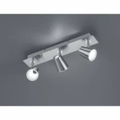 Spot Trio NARCOS LED Nickel mat, 3 lumières