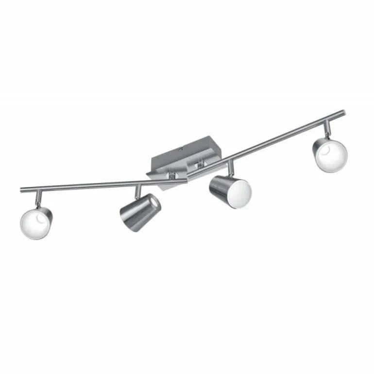 Spot Trio NARCOS LED Nickel mat, 4 lumières