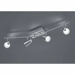 Spot Trio NARCOS LED Nickel mat, 4 lumières