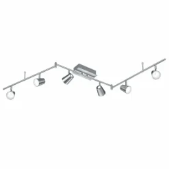 Spot Trio NARCOS LED Nickel mat, 6 lumières