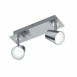 Spot Trio NARCOS LED Nickel mat, 2 lumières