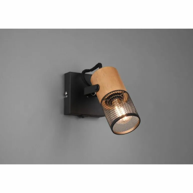 Spot Trio Tosh LED Noir, 1 lumière