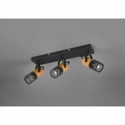 Spot Trio Tosh LED Noir, 3 lumières